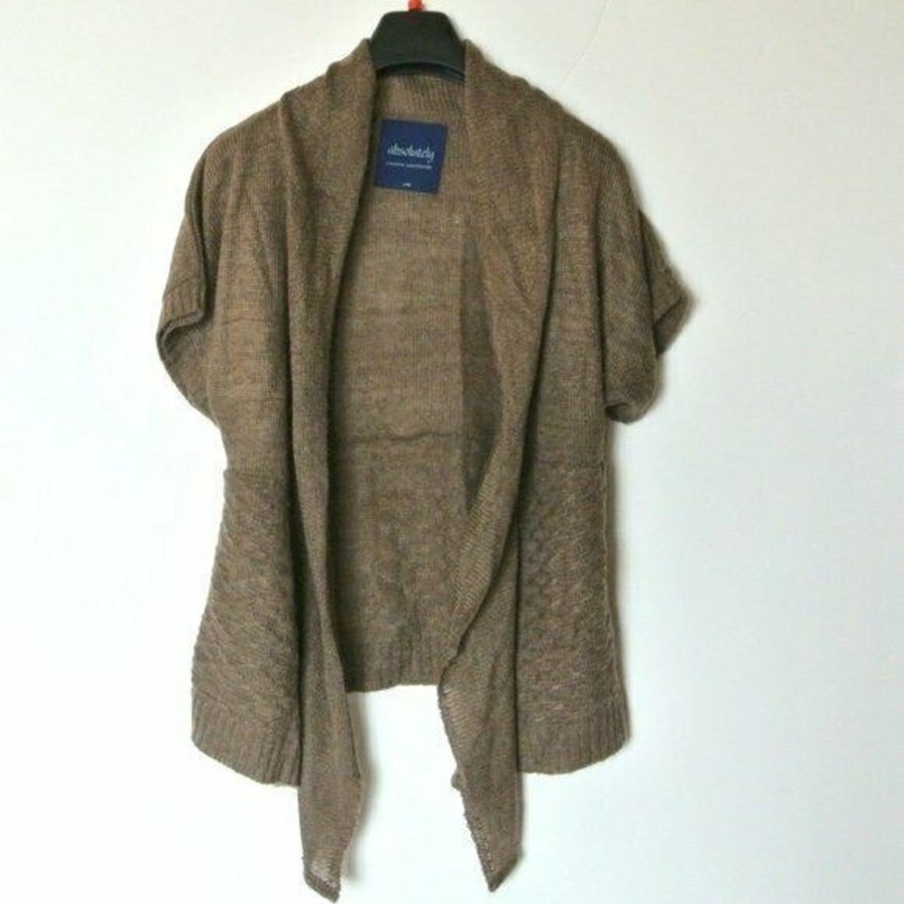 Absolutely Creative Worldwide Brown Cardigan L - image 3